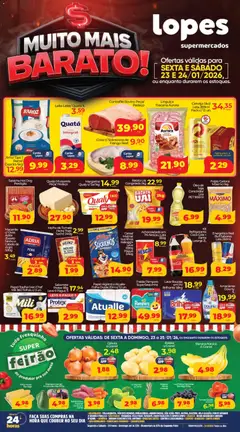 Pré-Visualização do folheto "Ofertas da semana" da loja Lopes Supermercados válido a partir de 23/01/2026