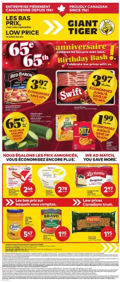 Un aperçu du dépliant Giant Tiger Circulaire du magasin Giant Tiger est valide à partir 29 avr. 2026