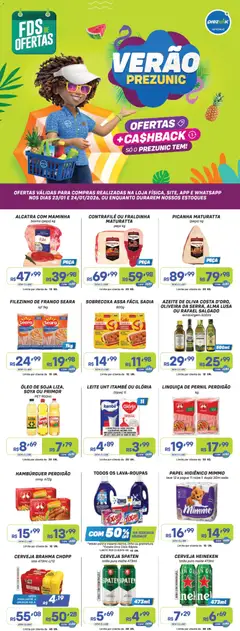 Pré-Visualização do folheto "Encarte" da loja Prezunic válido a partir de 23/01/2026