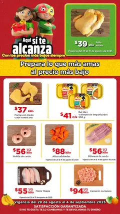 Vista previa las ofertas de la tienda Bodega Aurrerá - Folleto Precio más Bajo desde el 29/08/2025 