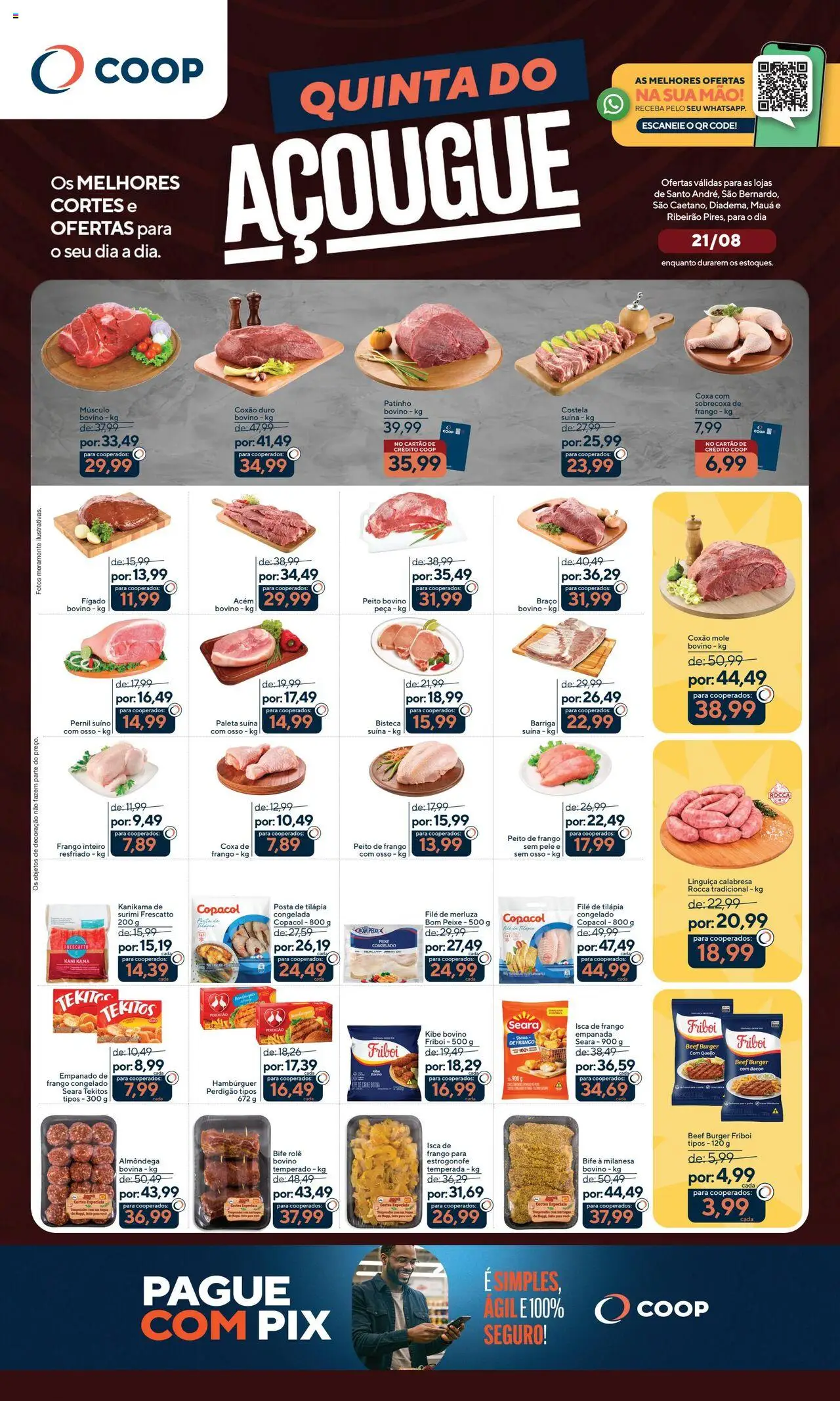 Coop folheto "Ofertas Quinta do Açougue" válido a partir de 21/08/2025 - número de página 1