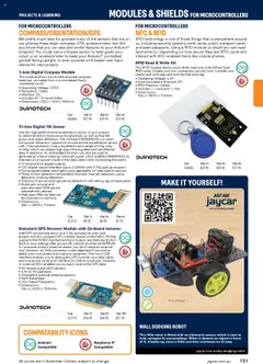 Preview of catalogue Engineering & Scientific Catalogue 2025/2026 from shop Jaycar valid 09/07/2025 | Page: 151