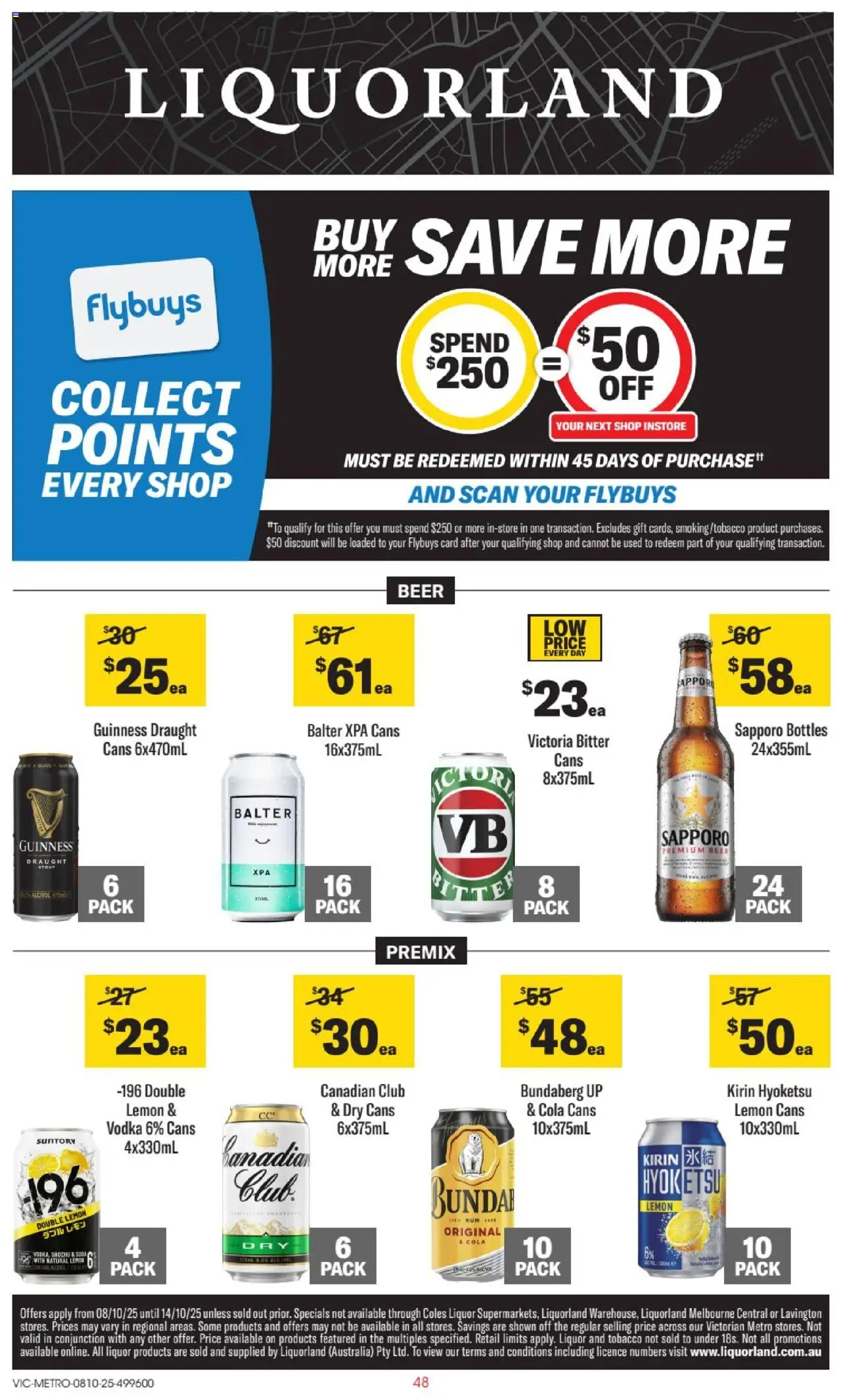Liquorland catalogue valid from 08/10/2025 - page 1