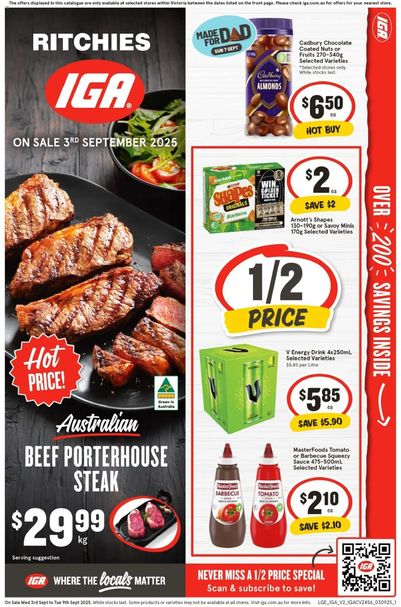 IGA catalogue valid from 03/09/2025 - page 1