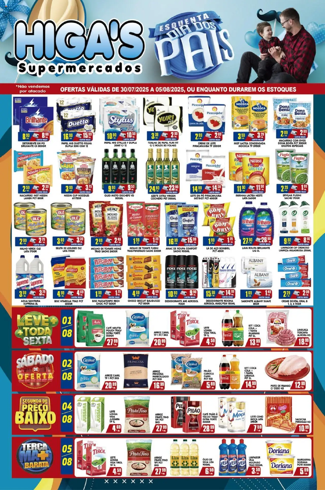 Higa's Supermercado folheto "Ofertas da semana" válido a partir de 30/07/2025 - número de página 1