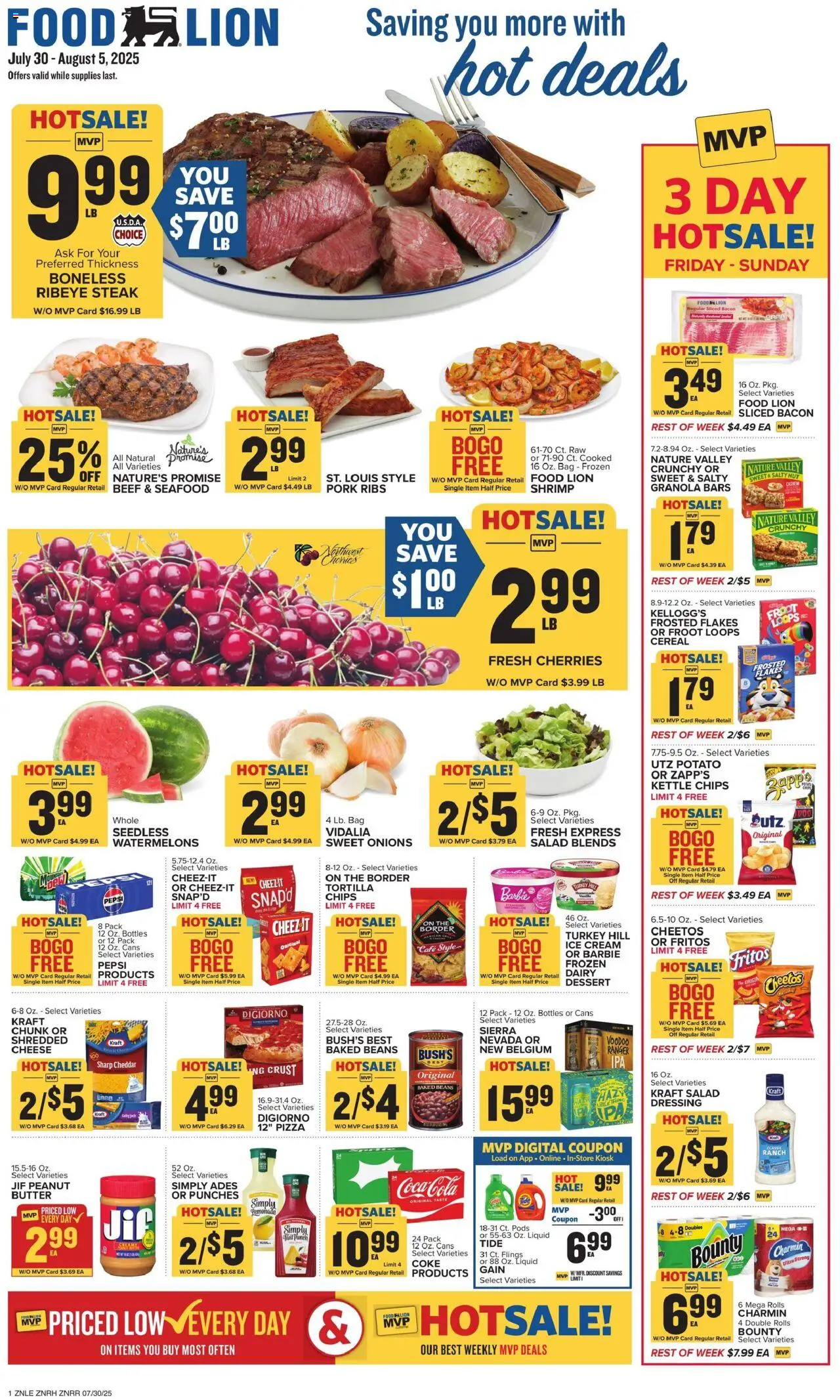 Food Lion Weekly Ad (07/30/2025) >> Preview AD next week - Page number 1