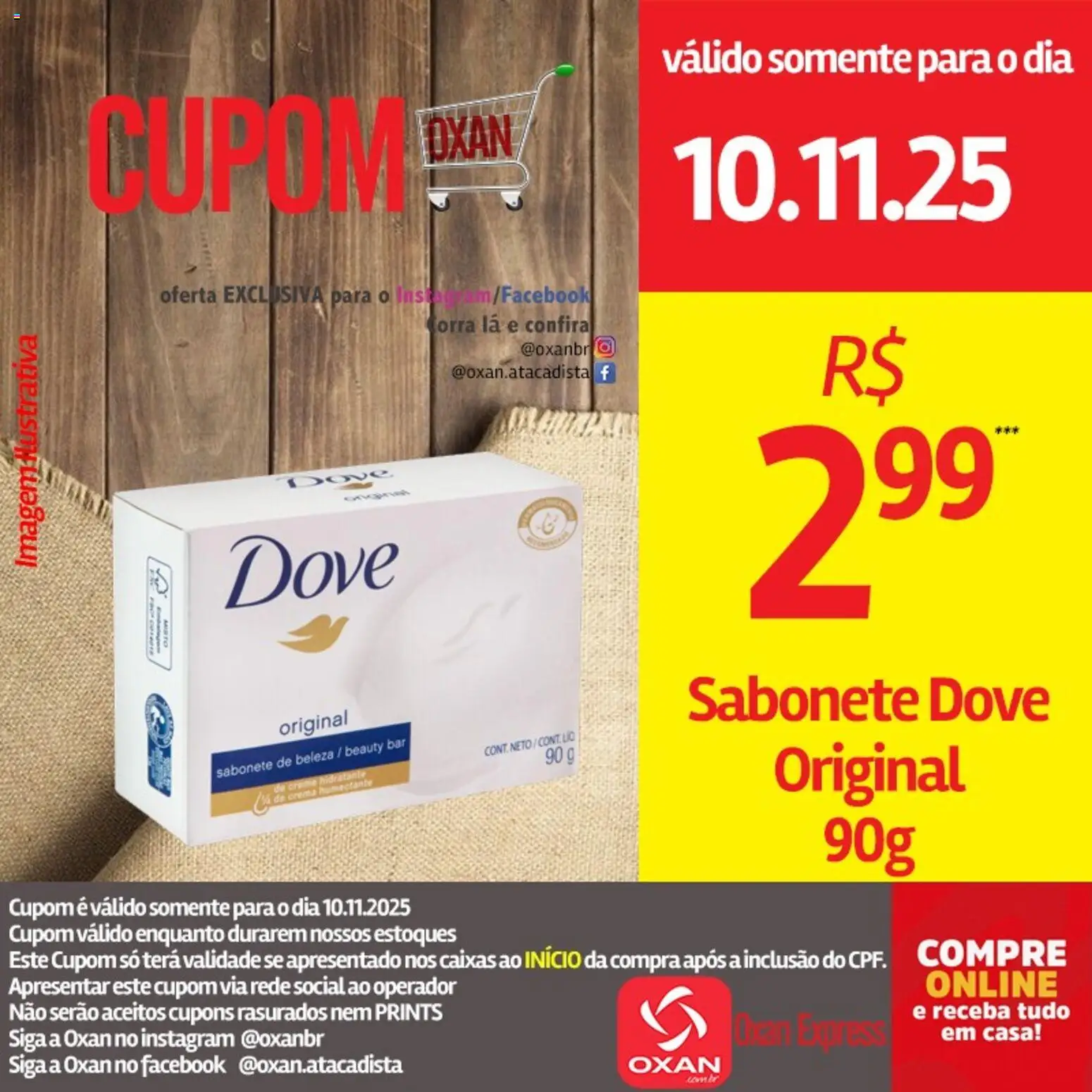 Pré-Visualização do folheto "Ofertas da semana" da loja Oxan Atacadista válido a partir de 10/11/2025