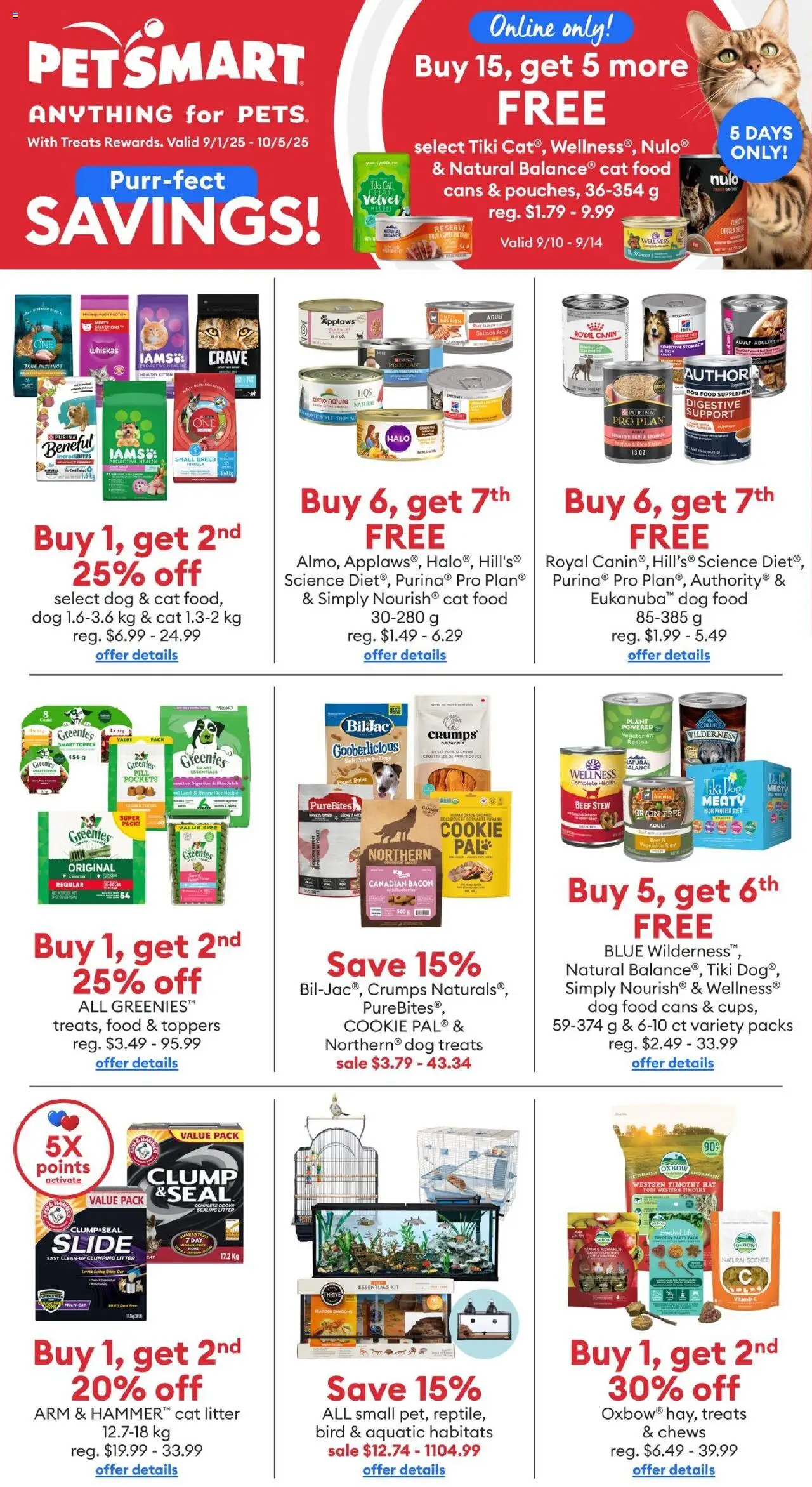 Petsmart flyer valid from Sep 10, 2025 - page number 1