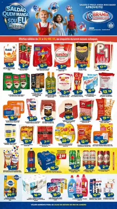 Pré-Visualização do folheto "Ofertas da semana" da loja Bramil Supermercados válido a partir de 22/08/2025
