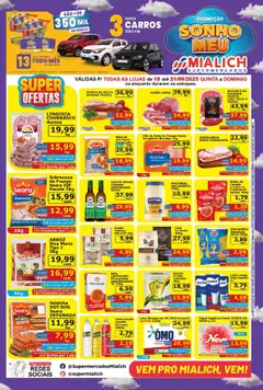 Pré-Visualização do folheto "Ofertas da semana" da loja Mialich Supermercados válido a partir de 18/09/2025
