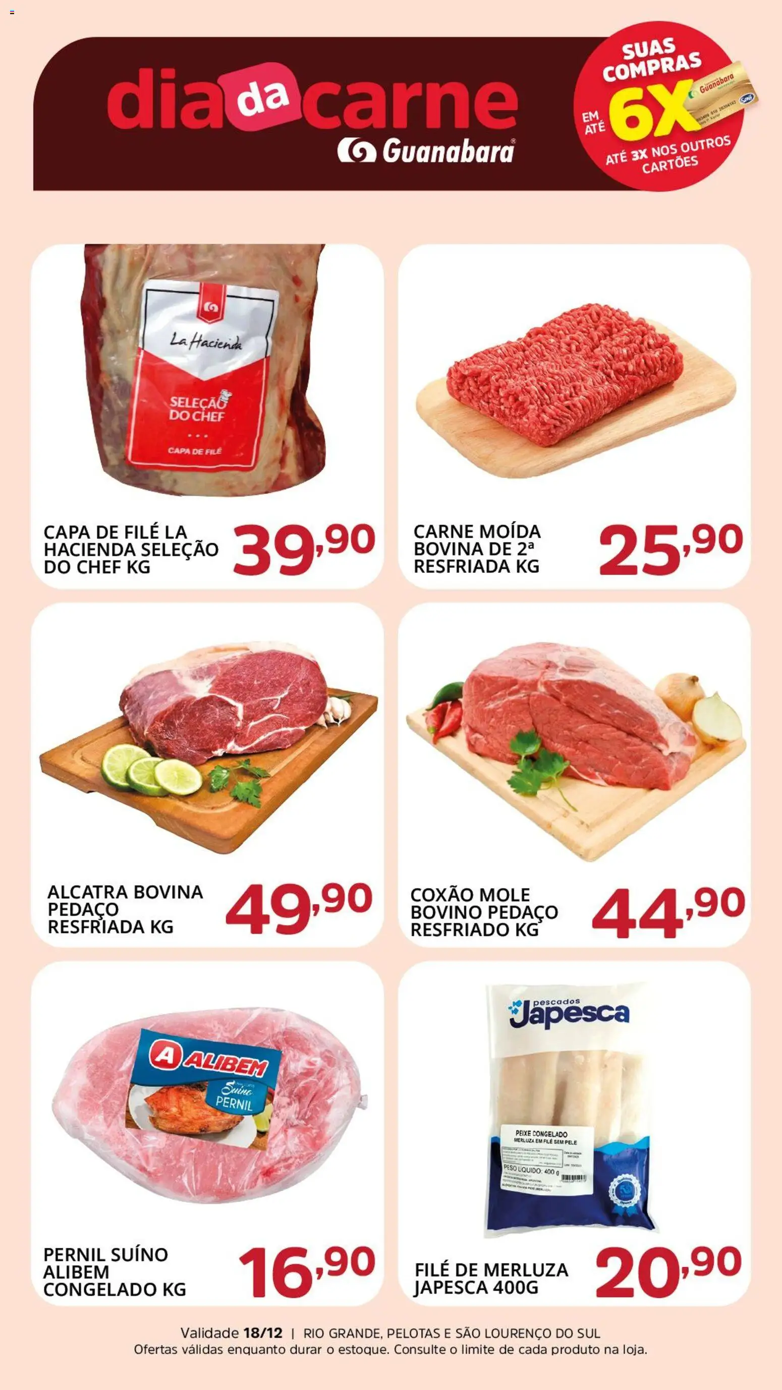 Pré-Visualização do folheto "Ofertas da semana" da loja Supermercado Guanabara válido a partir de 18/12/2025
