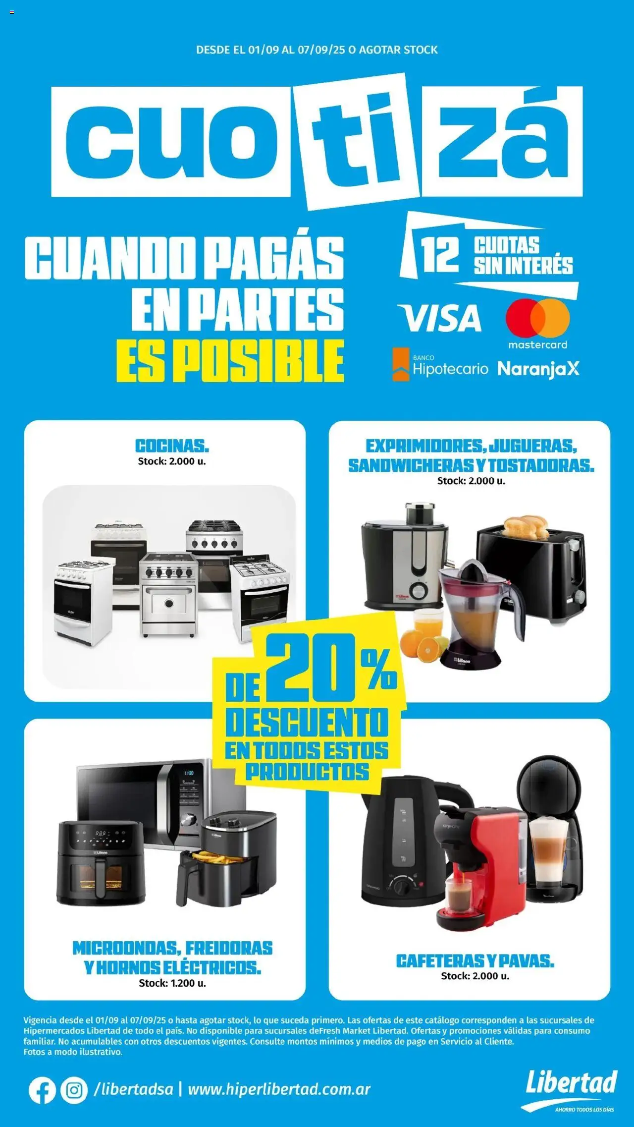 Hipermercado Libertad Catálogo del 01/09/2025 Online