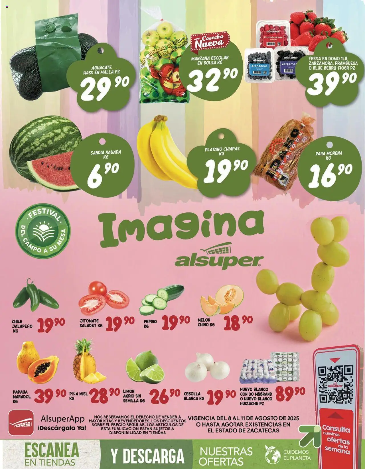 Folleto - Zacatecas Alsuper y sus promociones válidas desde el 08/08/2025 - Número de página 1