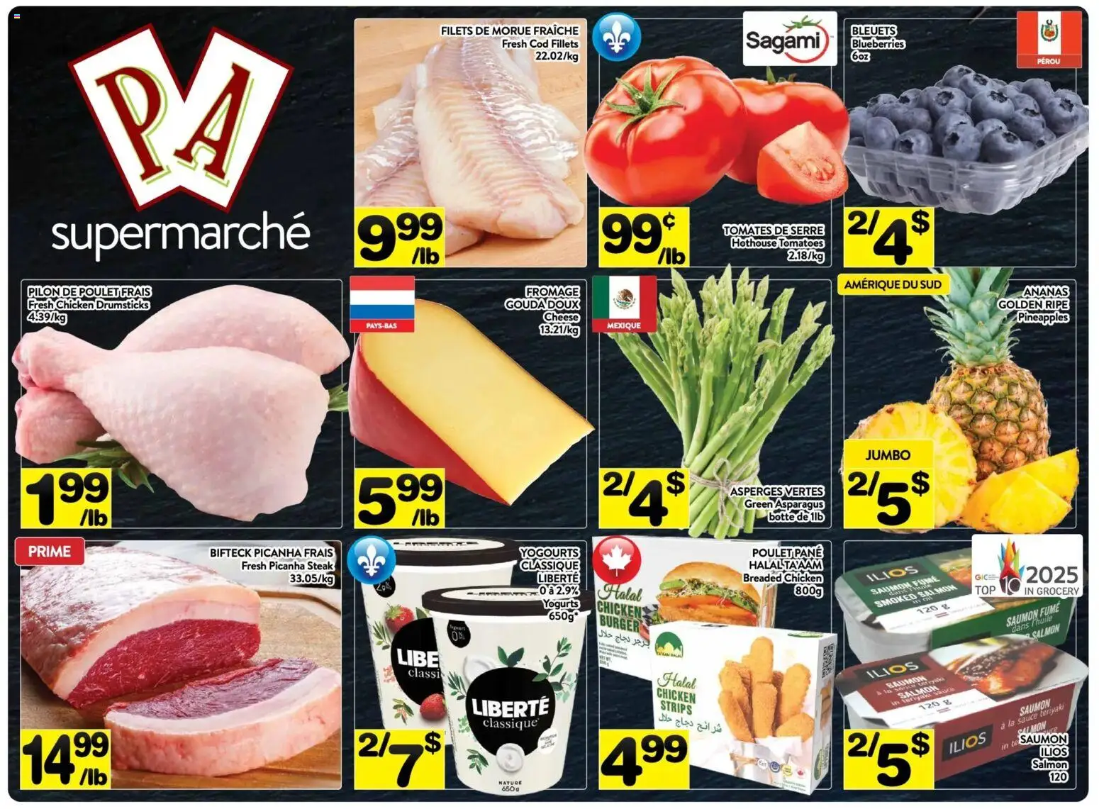 Preview of leaflet Weekly flyer / circulaire from shop Pa Supermarché is valid from Nov 17, 2025
