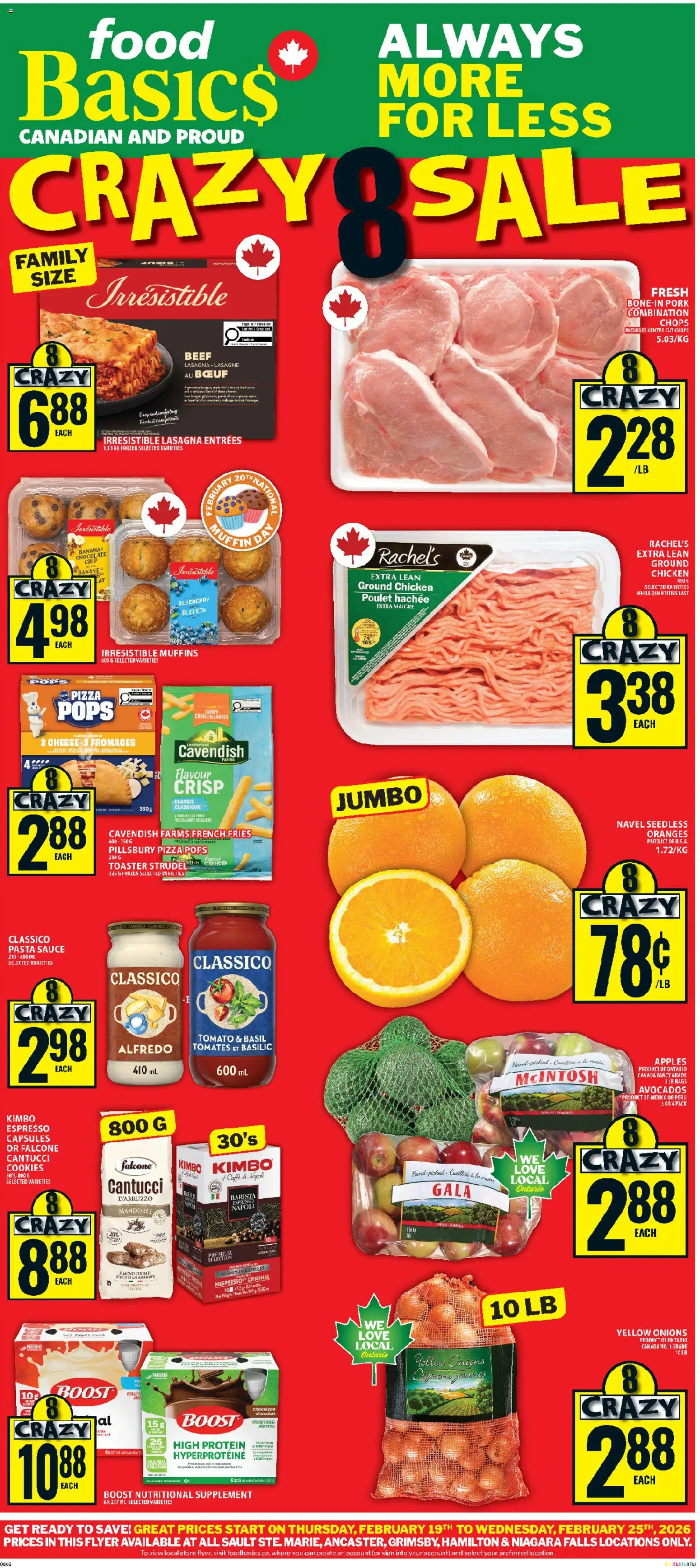 Preview of leaflet Ancaster from shop Food Basics is valid from Feb 19, 2026