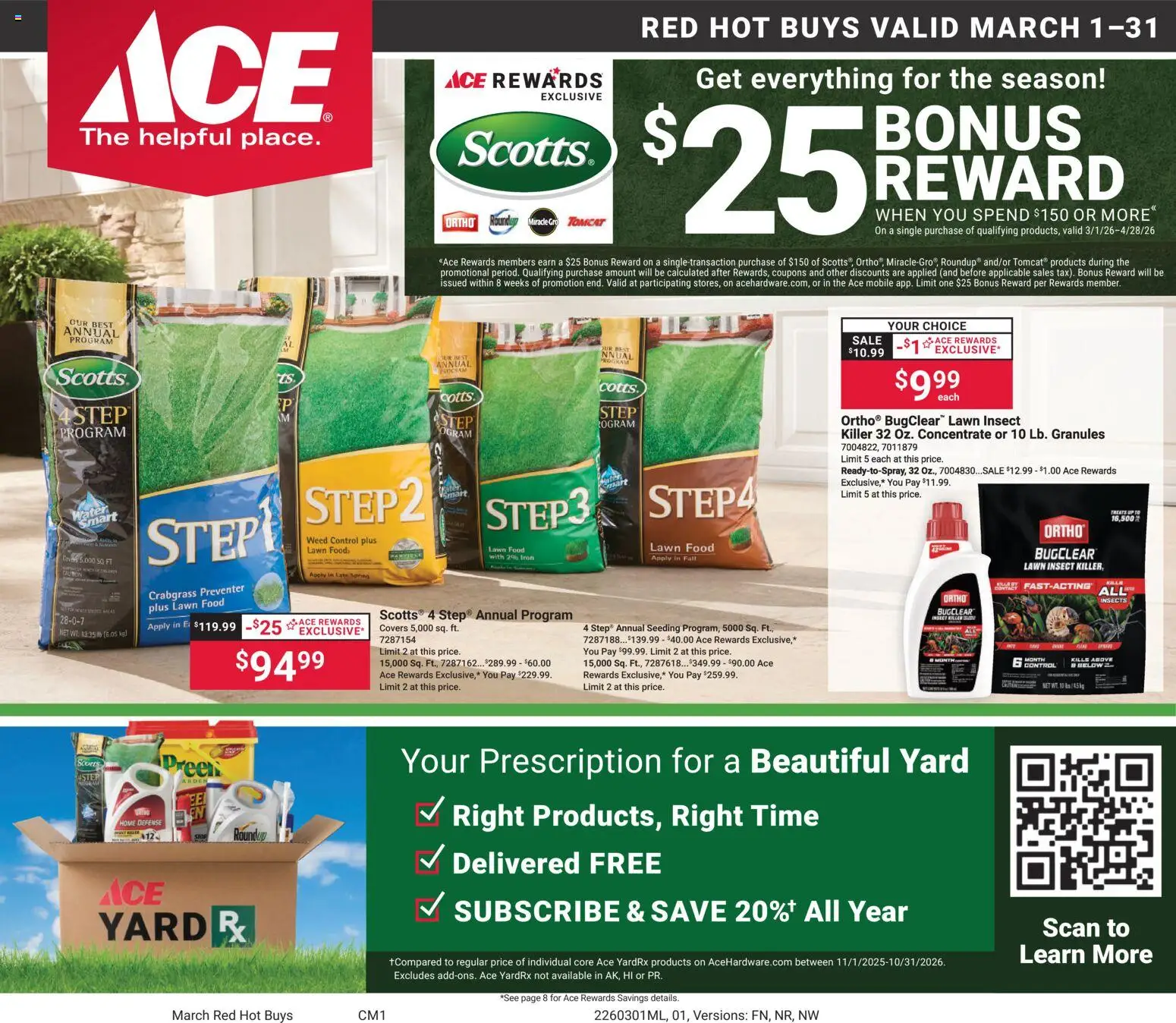 Ad Preview of ACE Hardware ACE Hardware Weekly Ad from 03/01/2026