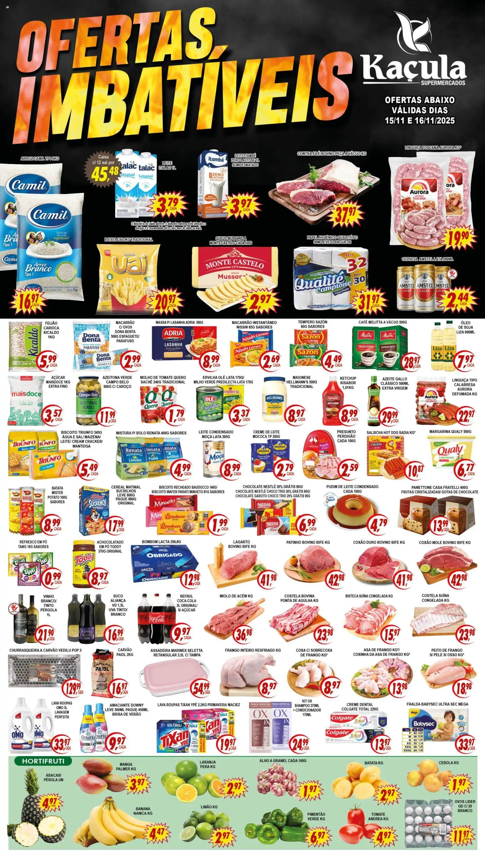 Pré-Visualização do folheto "Ofertas da semana" da loja Kaçula válido a partir de 15/11/2025