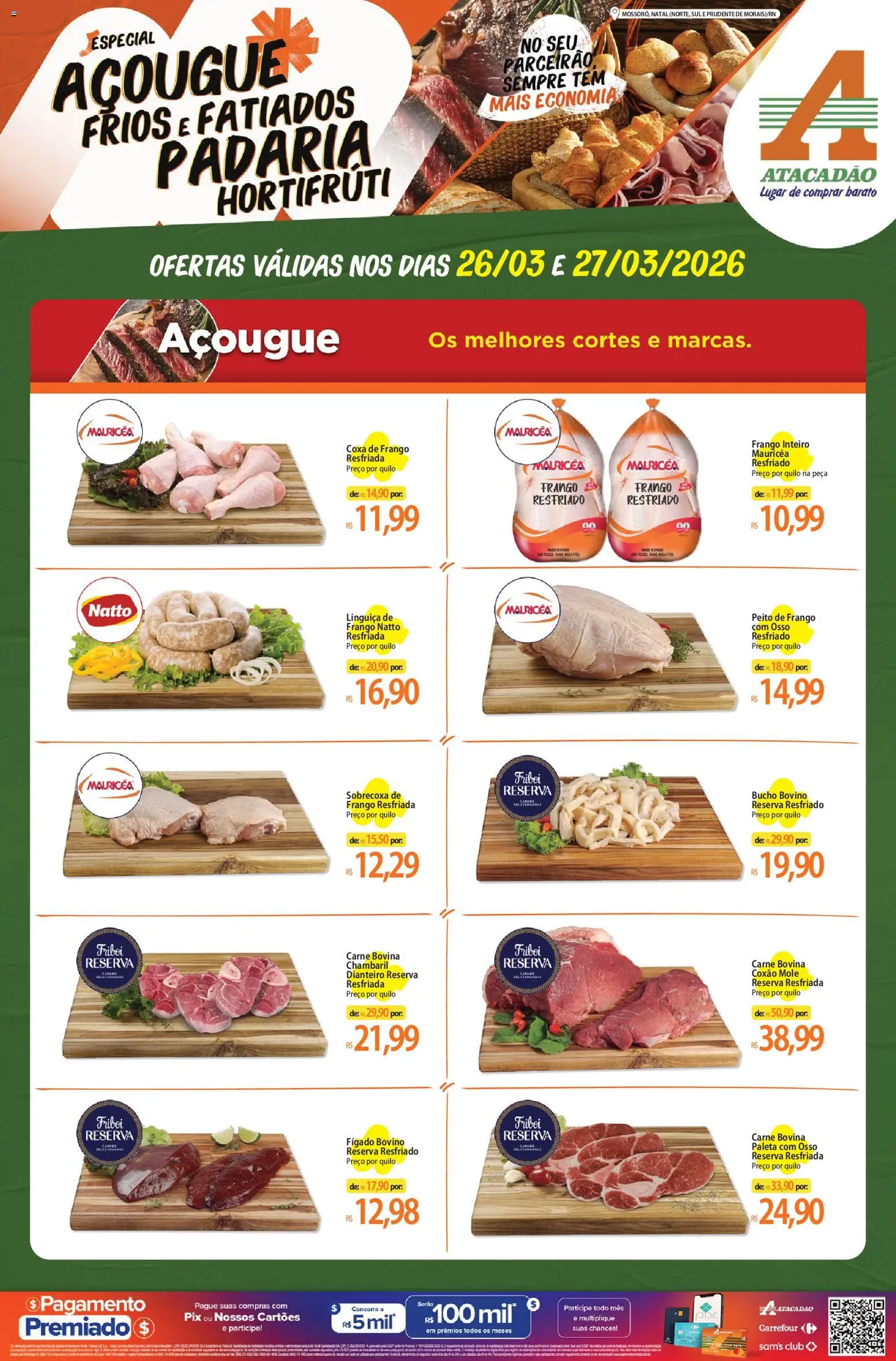 Pré-Visualização do folheto "Atacadão ofertas - RN" da loja Atacadão válido a partir de 26/03/2026