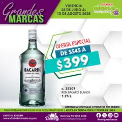 Vista previa las ofertas de la tienda Bodegas Alianza - Catálogo Grandes Marcas desde el 28/07/2025 