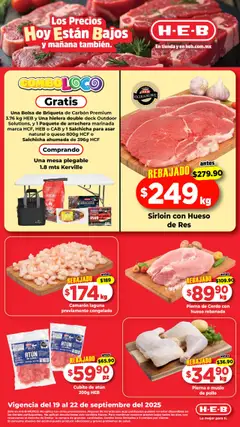 Vista previa las ofertas de la tienda H-E-B - Folleto desde el 19/09/2025 