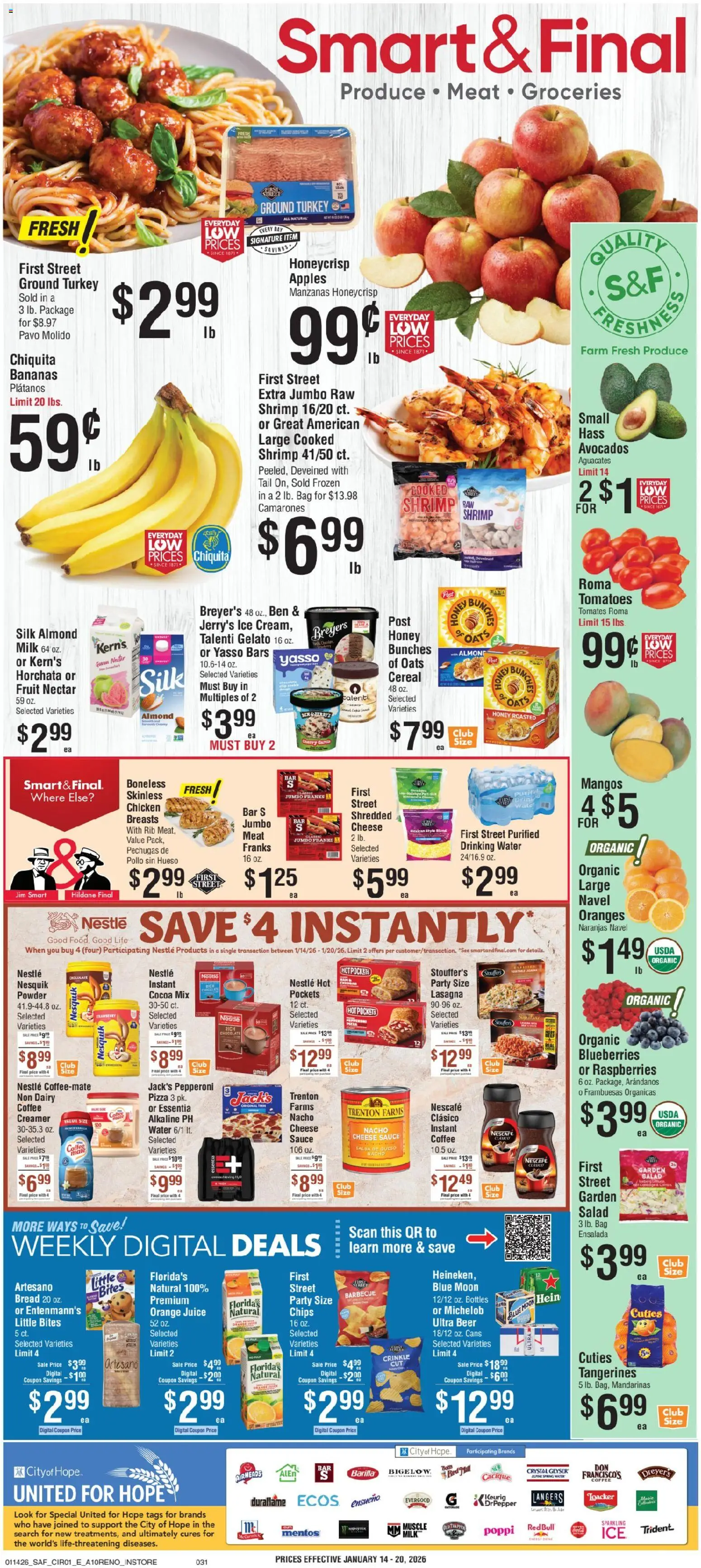 Ad Preview of Smart & Final Weekly Ad from 01/14/2026