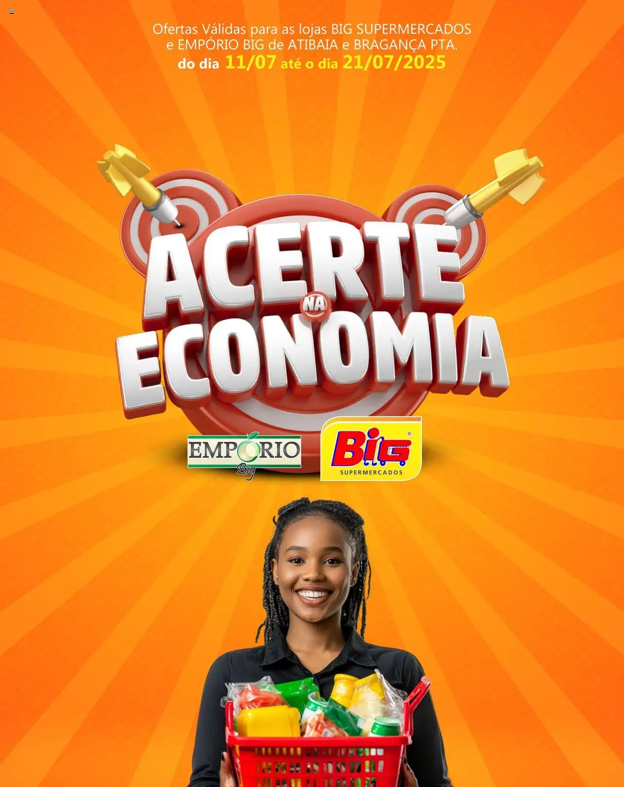 Big Supermercados folheto "Ofertas da semana" válido a partir de 11/07/2025 - número de página 1