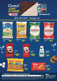 Pré-Visualização do folheto "Mateus ofertas Exclusivo Camil" da loja Mateus válido a partir de 01/04/2026