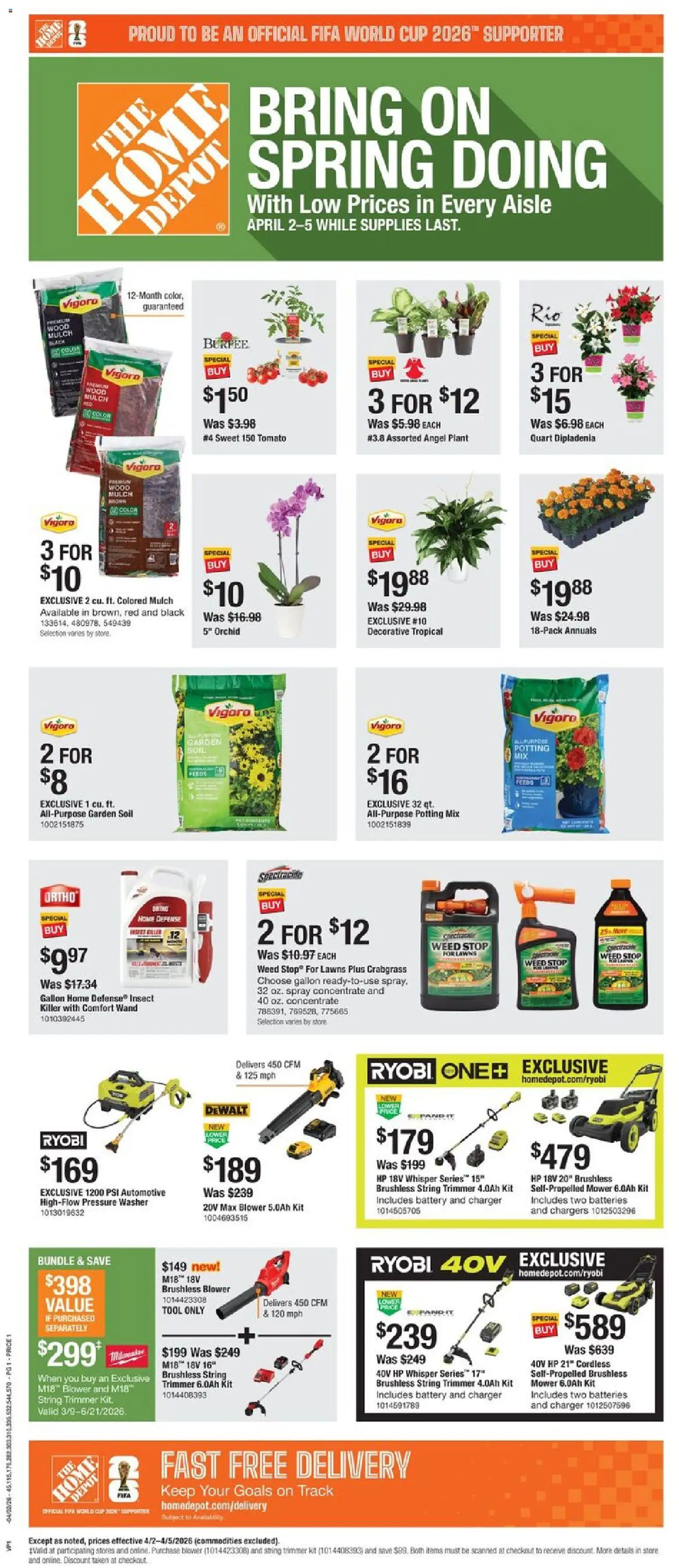 Ad Preview of Home Depot Home Depot Local Ad - NC from 04/02/2026