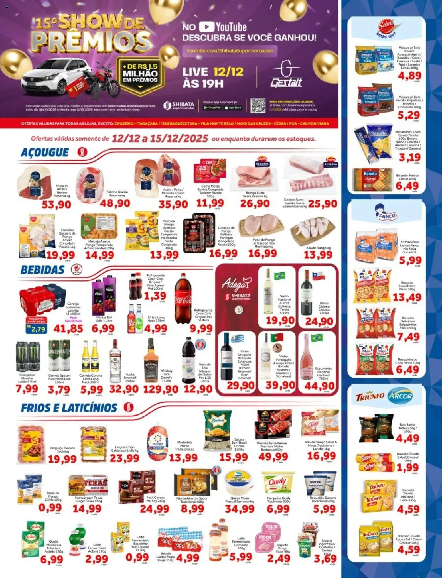 Pré-Visualização do folheto "Ofertas da semana" da loja Shibata válido a partir de 12/12/2025