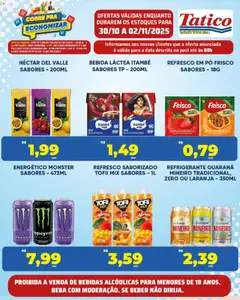 Pré-Visualização do folheto "Ofertas Fim de Semana" da loja Tatico válido a partir de 30/10/2025