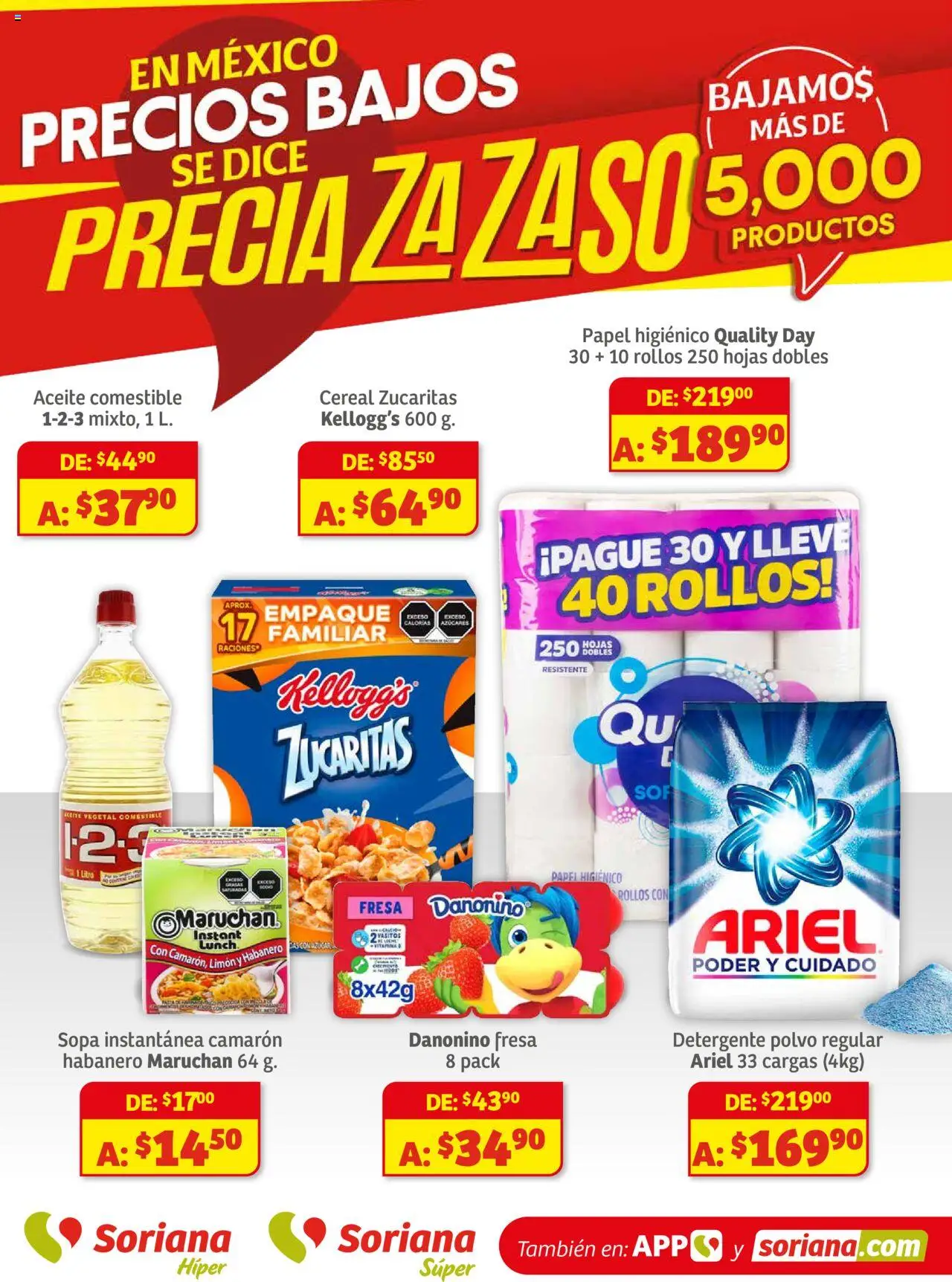Preciazazaso Híper: BCN, Son Soriana y sus promociones válidas desde el 01/08/2025 - Número de página 1