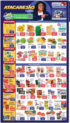 Pré-Visualização do folheto "Ofertas Atacarejão" da loja Barbosa Supermercados válido a partir de 04/02/2026