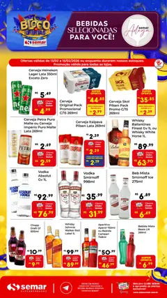 Pré-Visualização do folheto "Ofertas Adega" da loja Semar Supermercado válido a partir de 13/02/2026