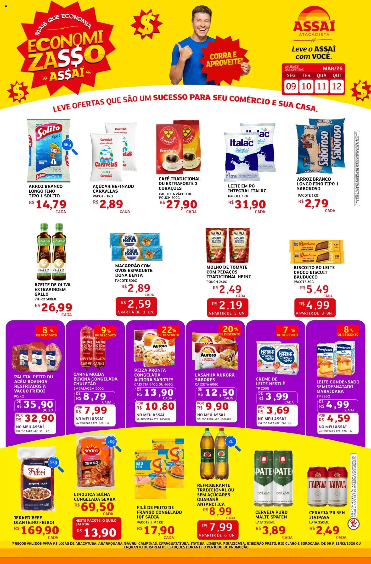 Pré-Visualização do folheto "Assaí Atacadista ofertas - SP" da loja Assaí Atacadista válido a partir de 09/03/2026
