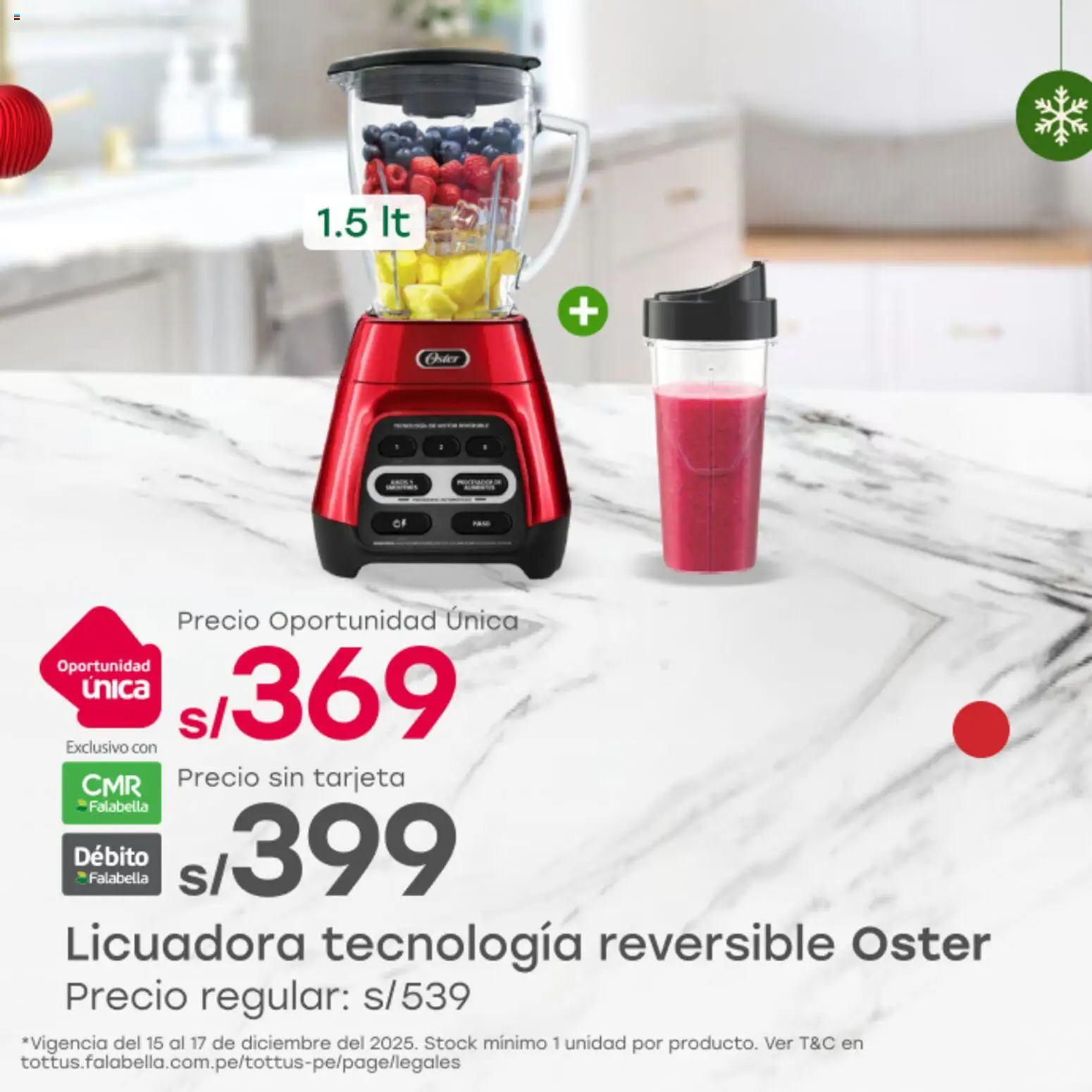 Vista previa de Catálogo de la tienda Tottus válido desde 15/12/2025