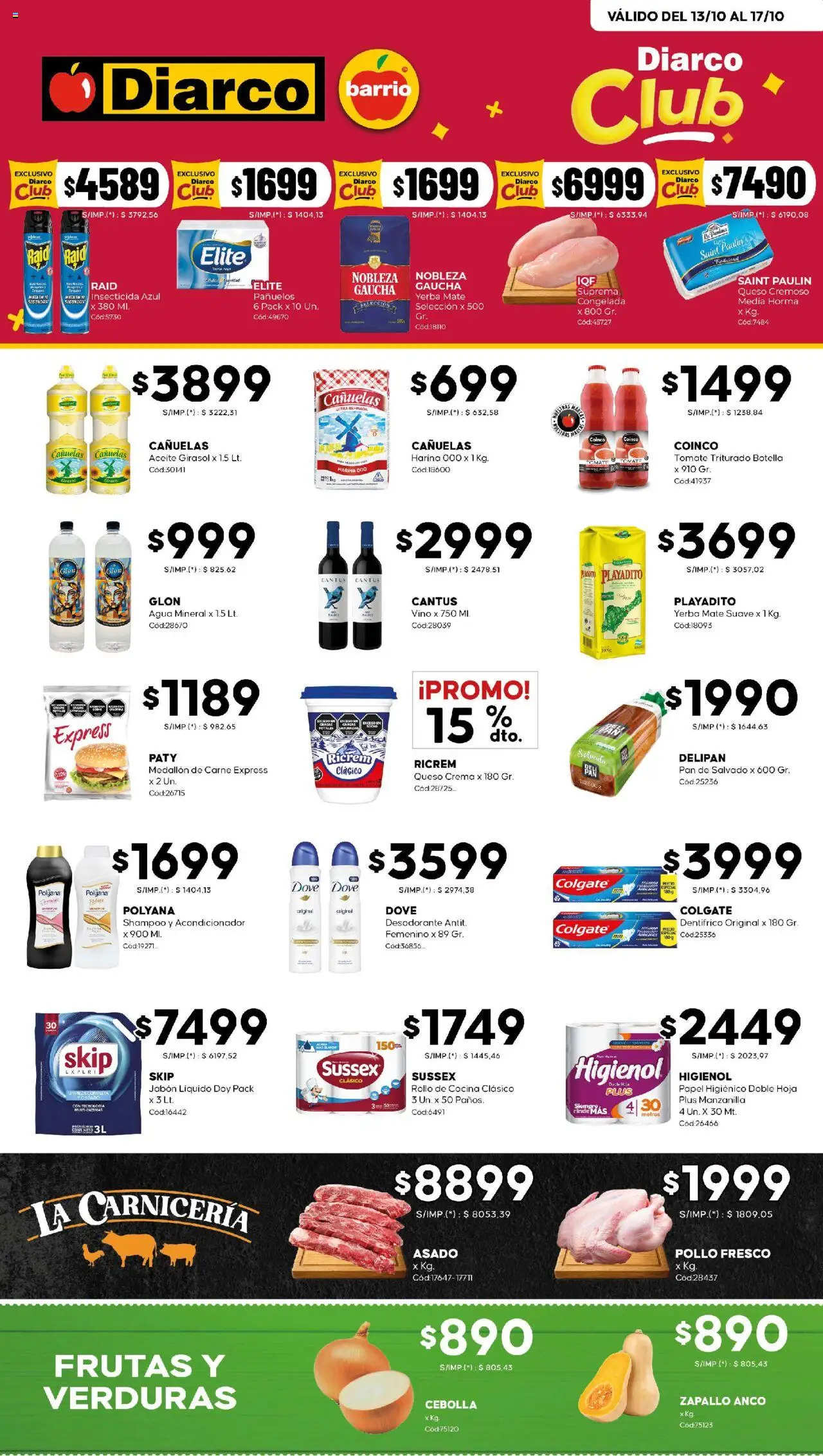 Diarco Ofertas Barrio del 13/10/2025 Online