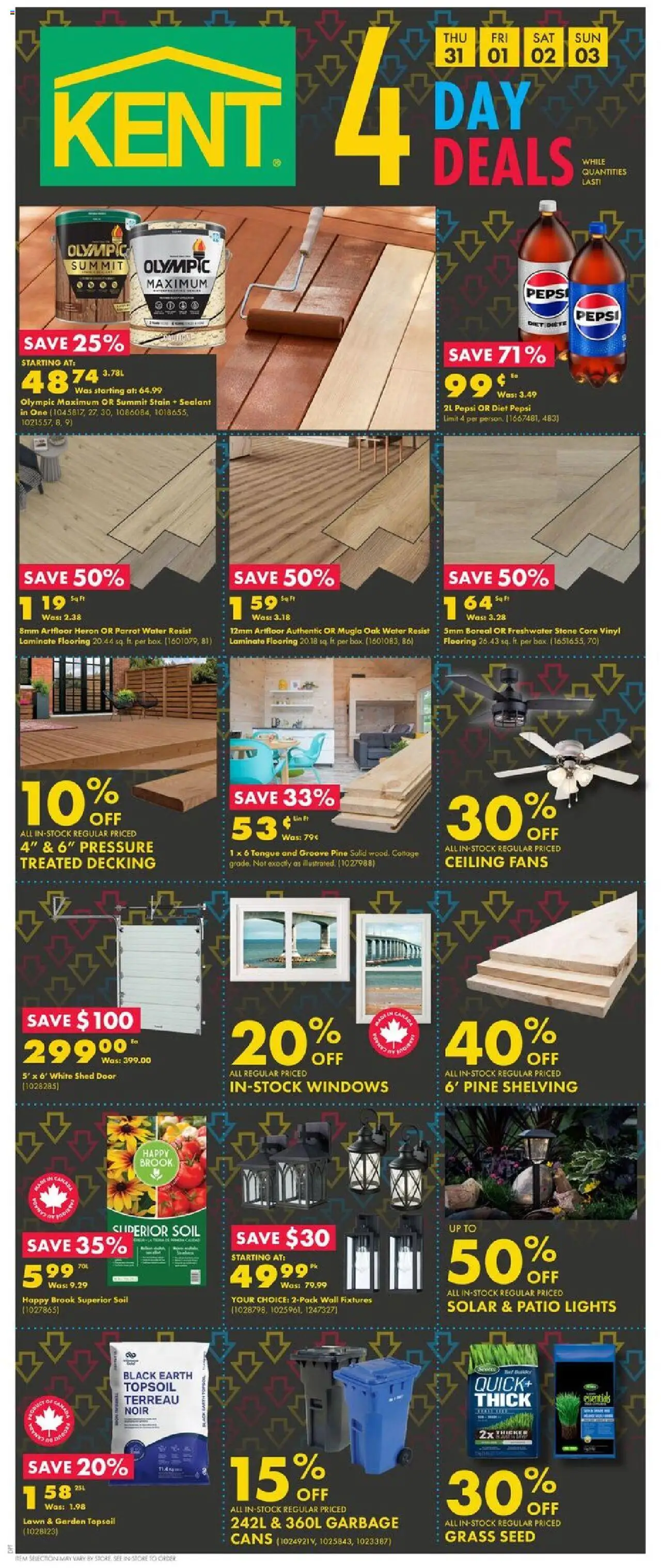 Kent flyer valid from Jul 31, 2025 - page number 1