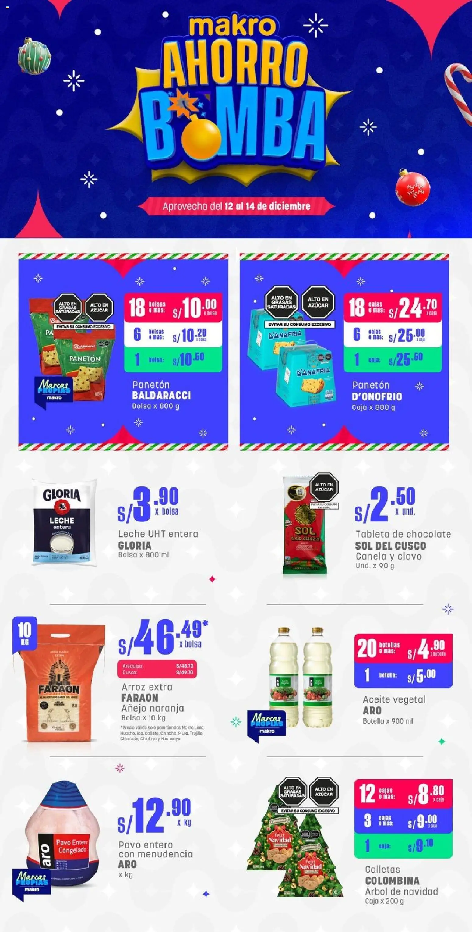 Vista previa de Volante FDS #2 Diciembre de la tienda Makro válido desde 12/12/2025