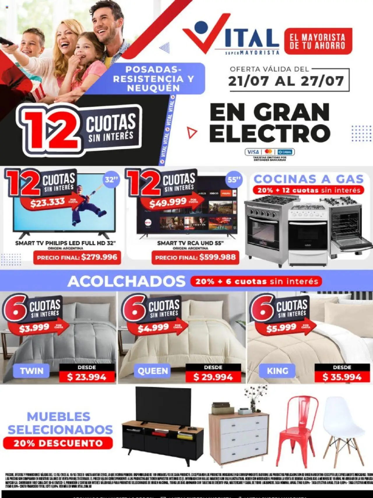 Vital Ofertas nonfood - Neuquén del 21/07/2025 >> Catálogo