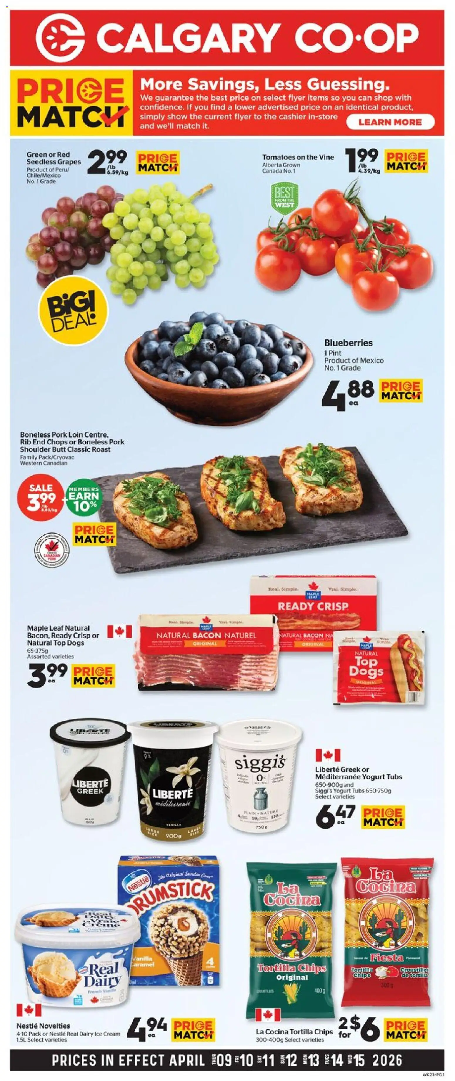 Preview of leaflet Calgary Co-op weekly flyer / circulaire from shop Calgary Co-op is valid from Apr 09, 2026