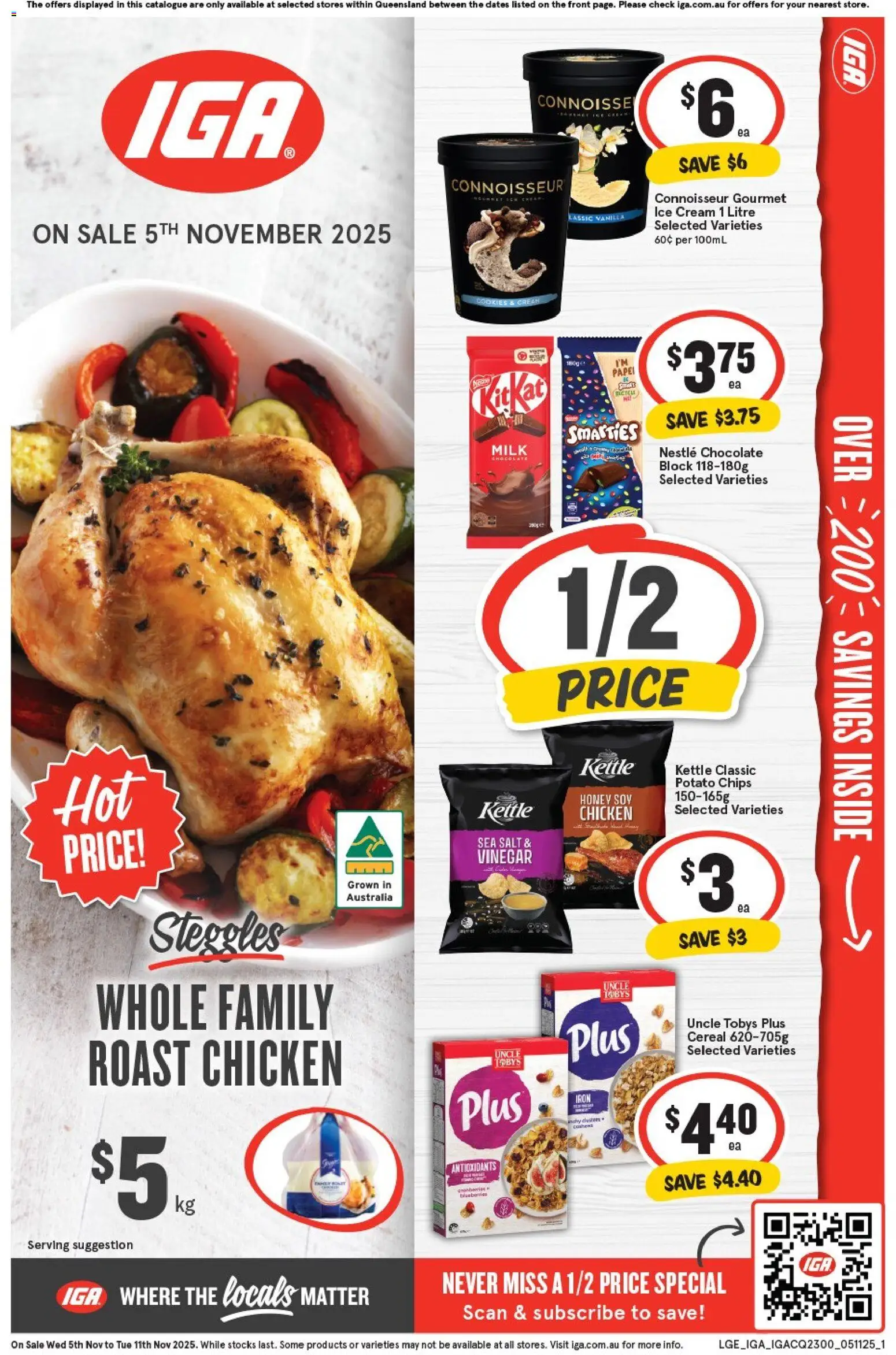 Preview of catalogue Catalogue QLD from shop IGA valid 05/11/2025