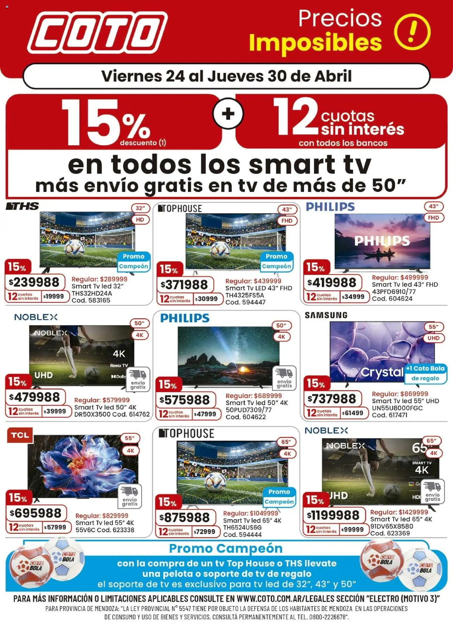 Vista previa del folleto de la tienda Coto válido desde el 24/04/2026 