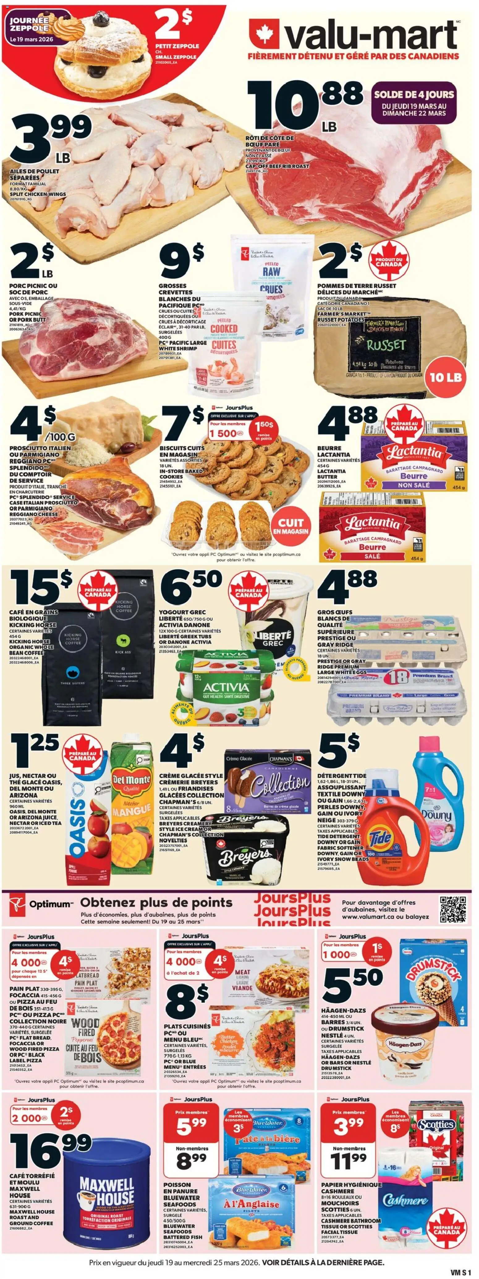 Preview of leaflet Valu Mart circulaire from shop Valu Mart is valid from Mar 19, 2026