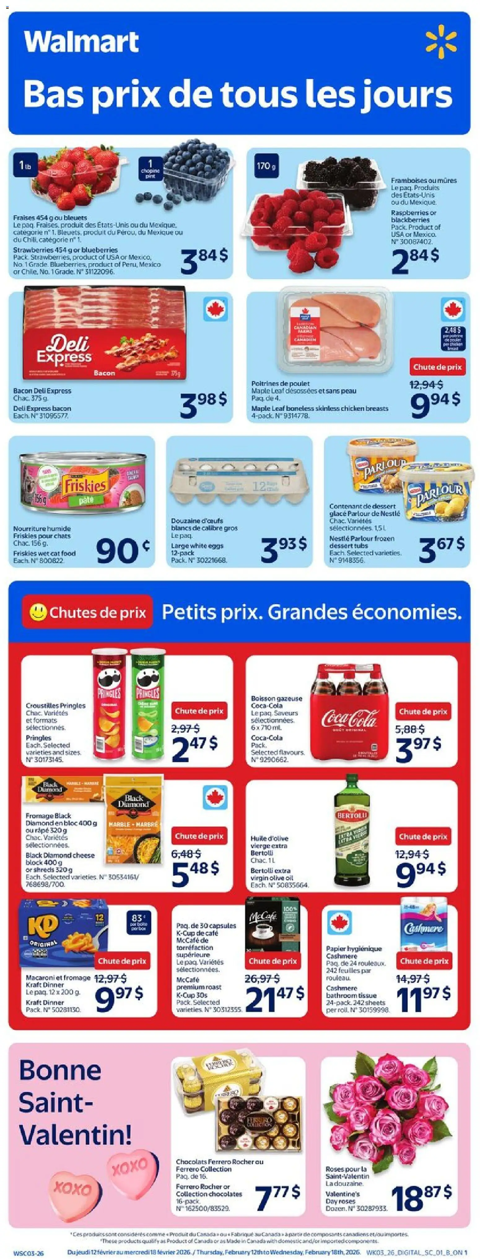 Preview of leaflet Circulaire from shop Walmart is valid from Feb 12, 2026