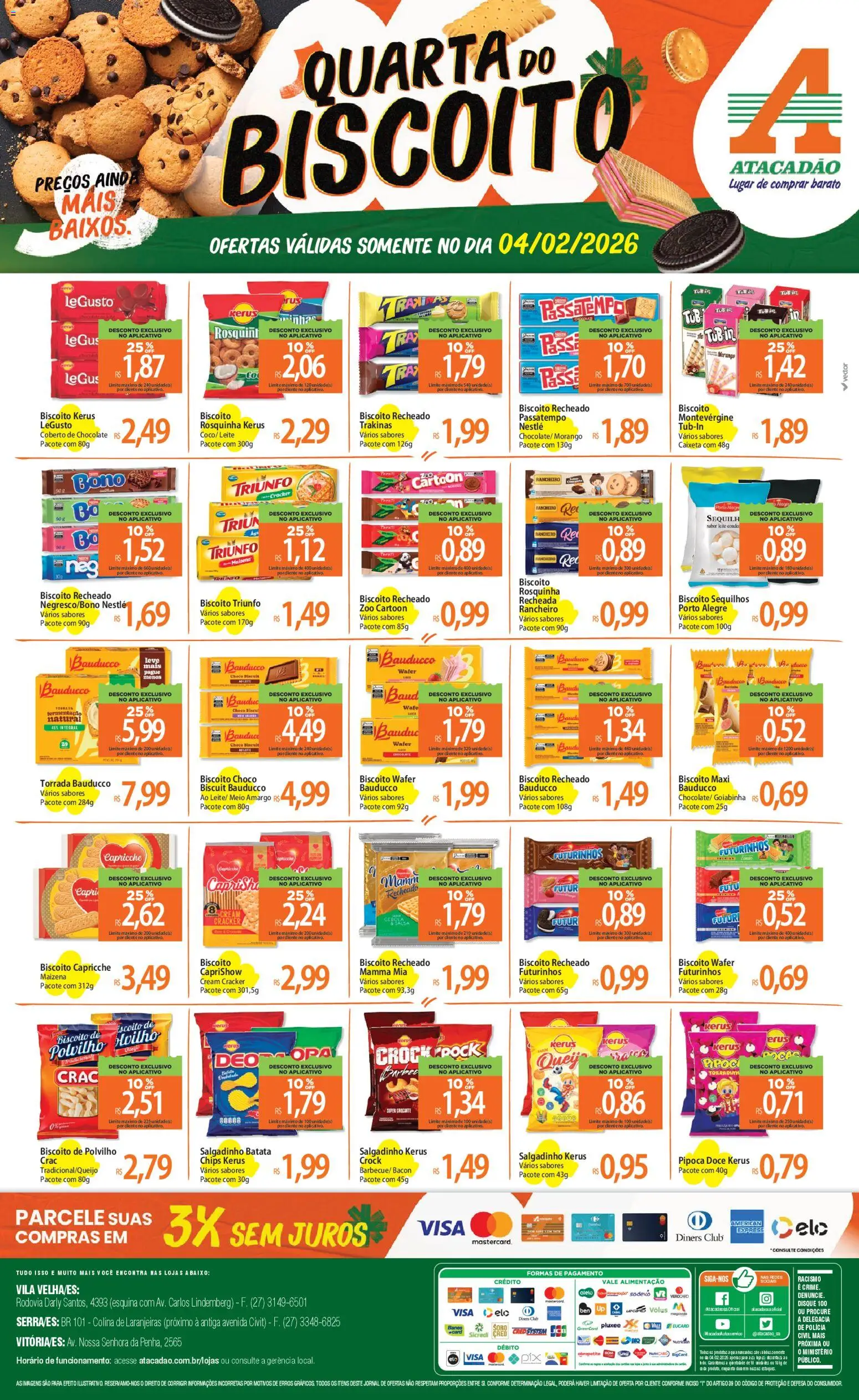 Pré-Visualização do folheto "Ofertas - ES" da loja Atacadão válido a partir de 04/02/2026