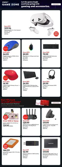 Preview of leaflet Black Friday from shop Staples is valid from Nov 28, 2025 | Page: 8