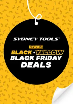Preview of catalogue Black Friday from shop Sydney Tools valid 31/10/2025