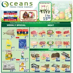 Un aperçu du dépliant Oceans weekly flyer - Brampton du magasin Oceans est valide à partir 27 mars 2026