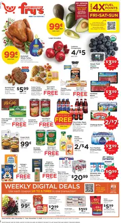 Ad Preview of Fry's Food Black Friday from 11/05/2025