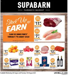 Preview of catalogue Catalogue from shop Supabarn valid 06/08/2025